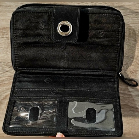 Vera Bradley Women's Microfiber Turnlock Wallet with RFID Protection - Picture 5 of 12